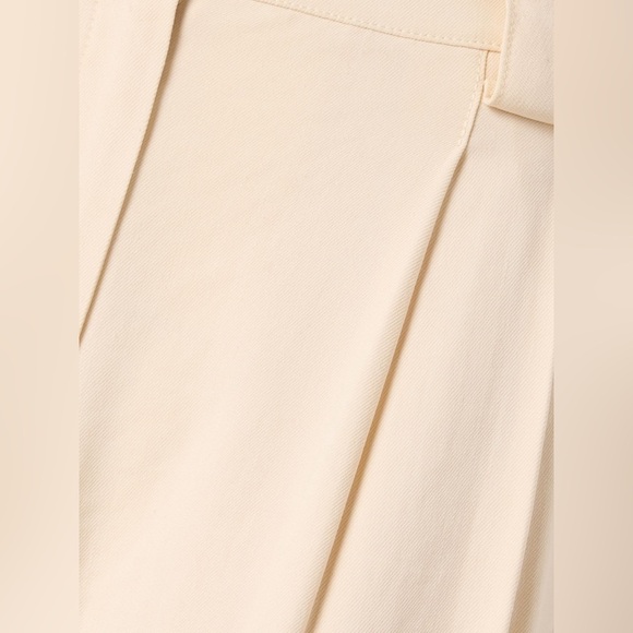 New! A.L.C. Tommy II Cream Pleated Wide-Leg Relaxed Women's Trousers 🤍 size 6 - Picture 5 of 13
